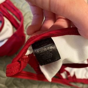 Boutine La bikini red (top S, bottom M)
